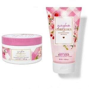 Bath & Body Works Gingham Gorgeous Body Scrub & Whipped Body Butter